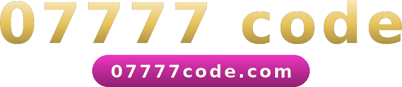 07777 code logo